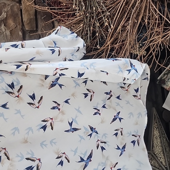 DR2 Sheer 3/4 Sleeve Top sz L - Picture 4 of 9